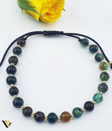 Bratari din aur - Bratara Snur Textil, Aur 14k