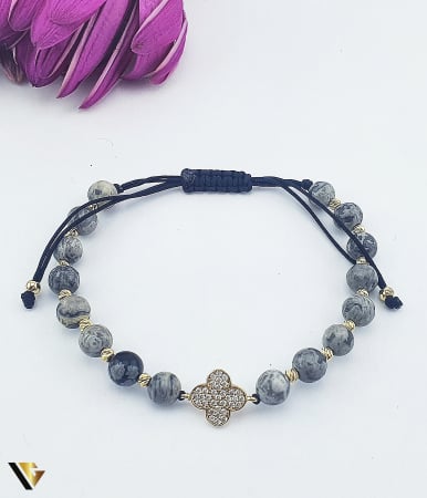 Bijuterii din aur - Bratara Snur Textil, Aur 14k