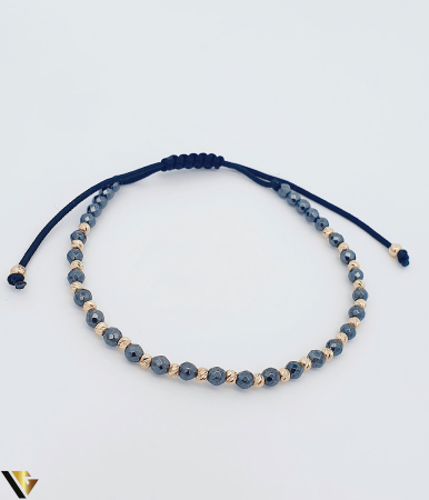 Bratari din aur - Bratara Snur Textil, Aur 14k