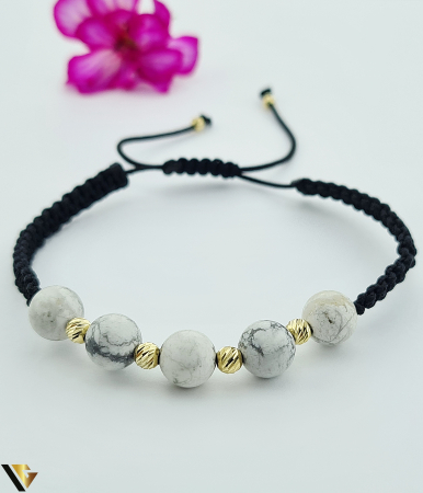 Bijuterii din aur - Bratara Snur Textil, Aur 14k