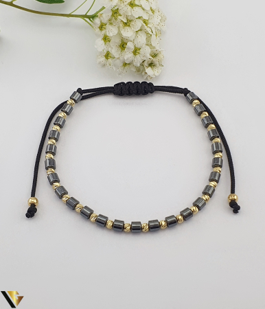Bratari - Bratara Snur textil, Aur 14k