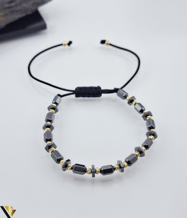 Bijuterii din aur - Bratara Snur Textil, Aur 14k