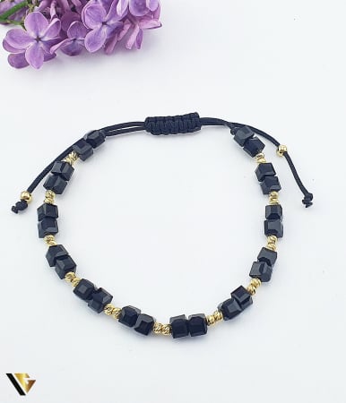 Bratari din aur - Bratara Snur Textil, Aur 14k