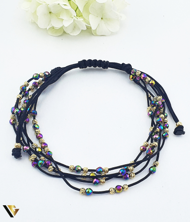 Bratari - Bratara Snur Textil, Aur 14k