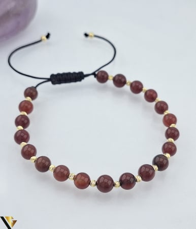 Bijuterii din aur - Bratara Snur Textil, Aur 14k