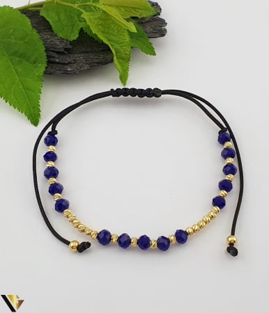 Bijuterii din aur - Bratara Snur textil, Aur 14k