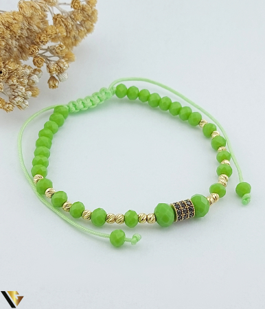Bratari din aur - Bratara Snur textil, Aur 14k