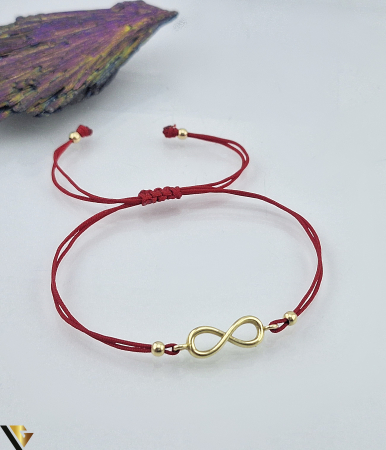 Bijuterii din aur - Bratara Snur Textil, Aur 14k