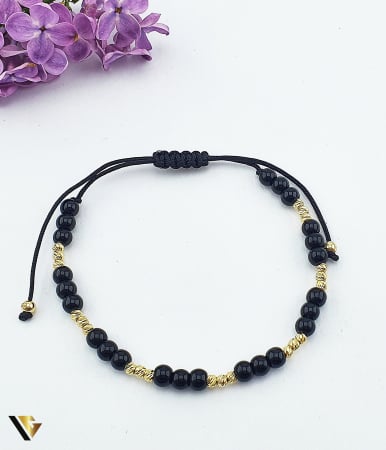 Bratari din aur - Bratara Snur Textil, Aur 14k