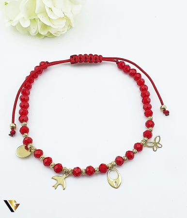 Bratari din aur - Bratara Snur Textil, Aur 14k