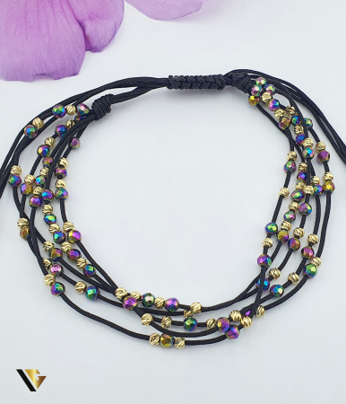 Bratara Snur Textil, Aur 14k [1]