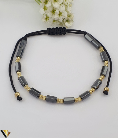 Bratari - Bratara Snur textil, Aur 14k