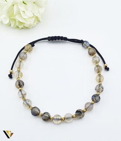 Bratari din aur - Bratara Snur Textil, Aur 14k