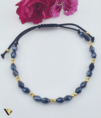 Bratari din aur - Bratara Snur Textil, Aur 14k