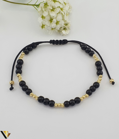 Bratari - Bratara Snur textil, Aur 14k