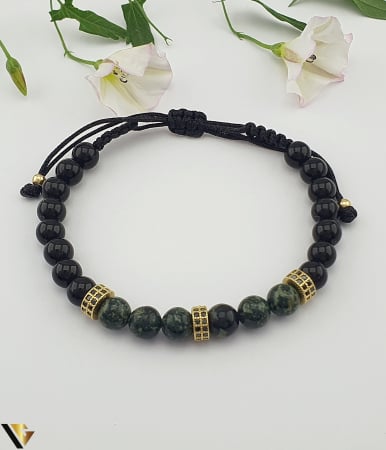 Bijuterii din aur - Bratara Snur textil, Aur 14k