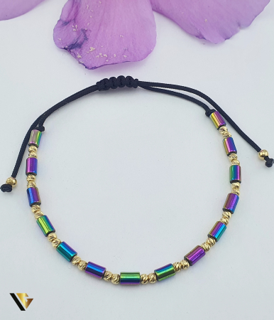 Bratari din aur - Bratara Snur Textil, Aur 14k