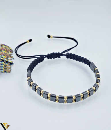 Bratari din aur - Bratara Snur Textil, Aur 14k
