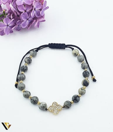 Bratari din aur - Bratara Snur Textil, Aur 14k