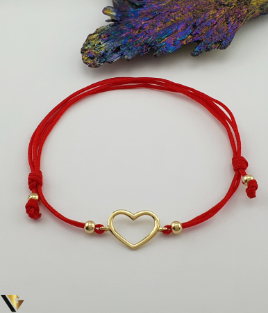 Bijuterii din aur - Bratara Snur textil, Aur 14k