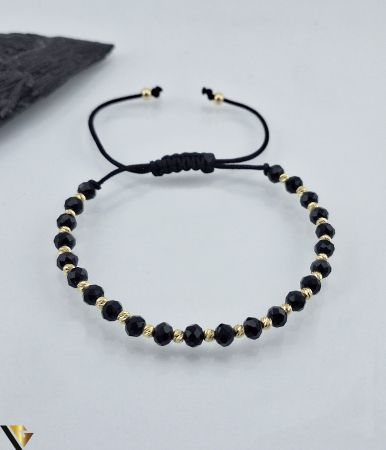 Bratari din aur - Bratara Snur textil , Aur 14k