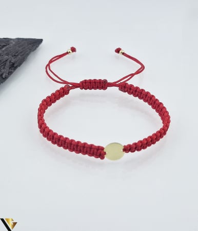 Bratari din aur - Bratara Snur Textil, Aur 14k