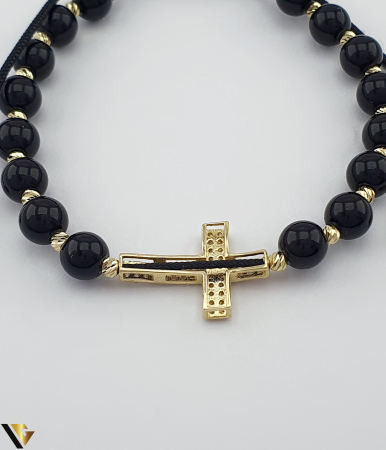 Bratara Snur textil, Aur 14k [1]