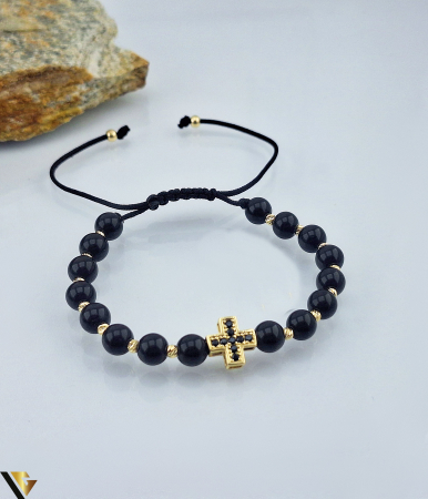 Bratari din aur - Bratara Snur Textil, Aur 14k