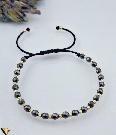 Bratari din aur - Bratara Snur Textil, Aur 14k