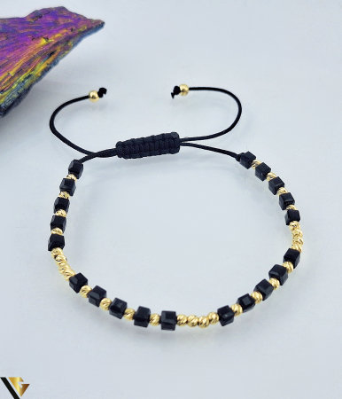 Bratari din aur - Bratara Snur Textil, Aur 14k