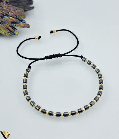 Bratari din aur - Bratara Snur Textil, Aur 14k