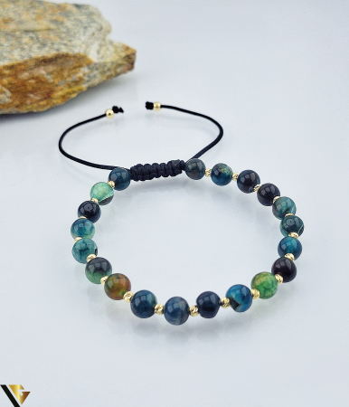 Bratari din aur - Bratara Snur Textil, Aur 14k