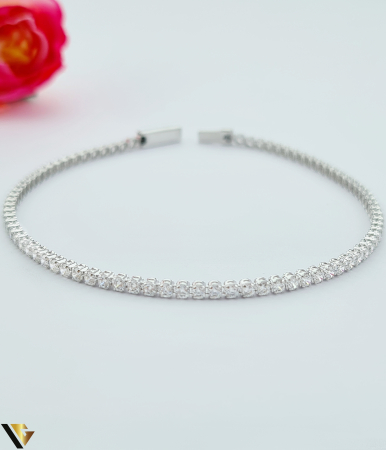 Bijuterii din aur - Bratara Tennis Aur Alb 14k