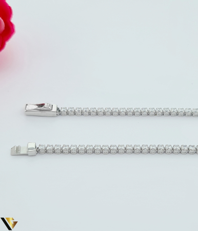 Bratara Tennis Aur Alb 14k [1]