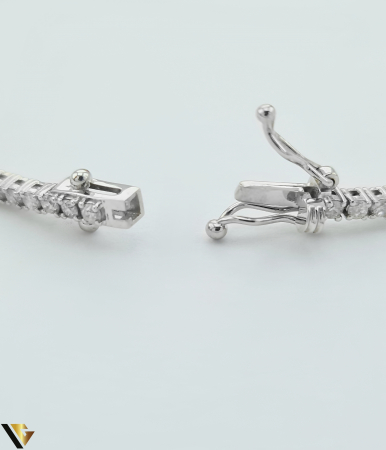 Bratara Tennis Aur Alb 18k, Diamante 2.15 ct [1]