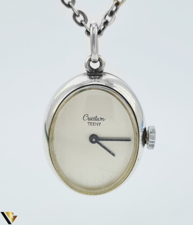 Ceas Pandantiv Vintage Elvetian - Mecanic, Argint 800 [1]