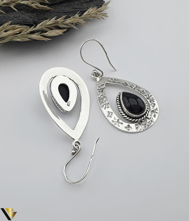 Cercei Argint 925, Onix [1]