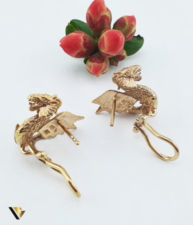 Cercei argint 925, Dragon [1]