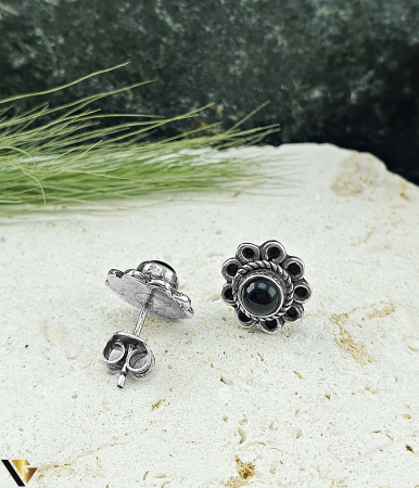 Cercei Argint 925, Onix [1]