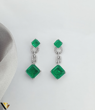 Cercei din argint - Cercei Argint 925, Paraiba