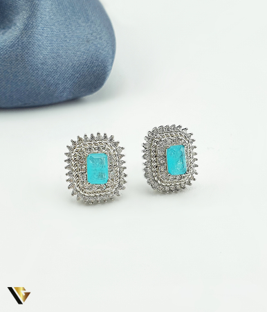 Bijuterii din argint - Cercei Argint 925, Paraiba