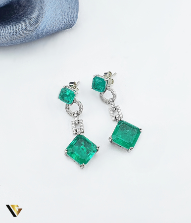 Cercei din argint - Cercei Argint 925, Paraiba