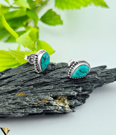 Cercei Argint 925, Turcoaz [0]