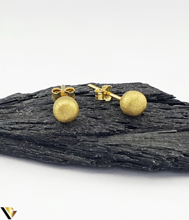 Cercei din aur - Cercei aur 14k, Bobite, Sfere Greutate: 1.08 grame Lungime: 18 mm Latime: 6 mm Sistem de prindere: tija + fluturas Marcaj / titlu: 585 Locatie: Bacau Calea Marasesti Tel: 0756943079