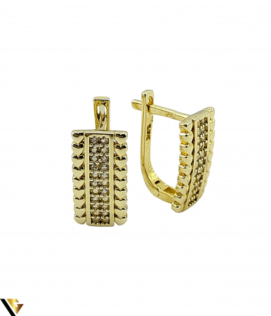Cercei Aur 14k, Zirconiu [1]