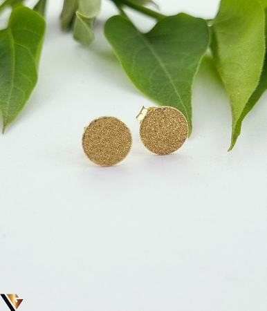 Cercei aur 14k Greutate: 0.80 grame Dimensiune: 6.70 mm / 6.70  mm Marcaj / titlu: 585 Locatie: HARLAU Tel: 0723353111 [2]