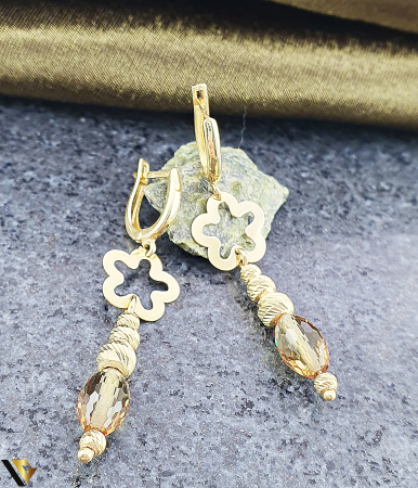 Bijuterii din aur - Cercei  Aur 14k, Zultanit