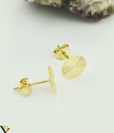 Cercei aur 14k Greutate: 0.82 grame Lungime: 7.85 mm Latime: 7.85 mm Marcaj / titlu: 585 Locatie: HARLAU Tel: 0723353111 [2]