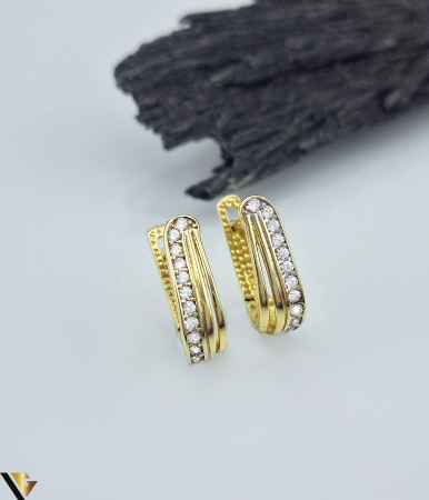 Cercei Aur 14K, Zirconiu [0]