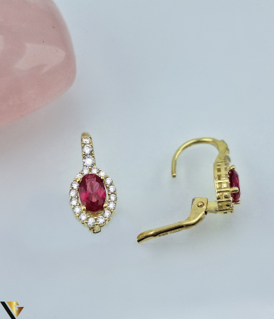 Cercei Aur 14k,Zirconiu [1]